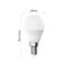 LED žiarovka Basic MINI GLOBE E14 / 8,8 W (60 W) / 806 lm / Teplá biela