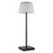 LED stolná lampa KATIE, dobíjacia, čierna