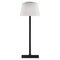 LED stolná lampa KATIE, dobíjacia, čierna