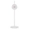 LED stolná lampa SOPHIE, dobíjacia, biela