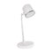 LED stolná lampa ABBIE, dobíjacia, biela