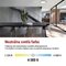 LED prisadené svietidlo FLORI okrúhle, čierné, 18W, neutrálna biela