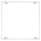 Rámik pre LED panel 60×60cm, bezskrutkový