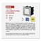 LED orientačné vstavané svietidlo 80×80, 1,5W teplá b.,IP65
