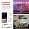 GoSmart LED reflektor - 255 cm reťaz, 12 častí, 7 W, RGBIC+CCT, stmievateľný, WiFi