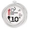 Predlžovací kábel 10 m / 1 zásuvka / biely / PVC / 1 mm2