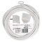 Predlžovací kábel 10 m / 1 zásuvka / biely / PVC / 1 mm2