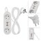 Predlžovací kábel 1,4 m / 2 zásuvky+2×USB-A+1×USB-C / biely / PVC / 1,5 mm2