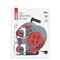 Predlžovací kábel na bubne 50 m / 4 zásuvky / čierny / PVC / 230 V / 1,5 mm2