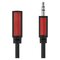 JACK kábel 3,5mm stereo, vidlica - 3,5mm zásuvka 2,5m