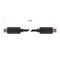 Nabíjací a dátový kábel 2.0 USB-C / USB-C, 2 m, čierny