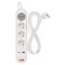 Predlžovací kábel 2 m / 3 zásuvky / s vypínačom / biely / 1×USB-A + 1×USB-C / 1,5 mm2