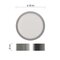 LED prisadené svietidlo, kruhové, strieborné, 12,5W, CCT