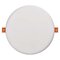 LED panel 185mm, kruhový vstavaný biely, 19W neutr. b., IP65