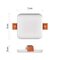LED panel 75×75, štvorcový vstavaný biely, 6W neutr. b.,IP65