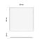 LED panel REXXO backlit 60×60, štvorcový vstavaný biely, 36W neutr.b.
