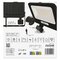 LED reflektor GLARO s pohybovým čidlom, 50 W, čierny, IP54, 5000 lm, neutrálna biela