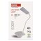 LED stolná lampa Eddy, biela