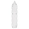 Predlžovací kábel 3 m / 5 zásuviek / biely / PVC / 1 mm2
