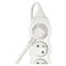 Predlžovací kábel 5 m / 5 zásuviek / biely / PVC / 1,5 mm2