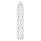 Predlžovací kábel 5 m / 6 zásuviek / biely / PVC / 1 mm2