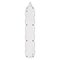 Predlžovací kábel 5 m / 5 zásuviek / s vypínačom / biely / PVC / 1,5 mm2