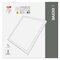 LED panel BAXXO 60×60, štvorcový prisazeny biely, 36W neutr. biela UGR
