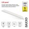 LED panel BAXXO 30×120, obdĺžnikový prisazeny biely, 36W neutr. b.