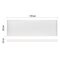 LED panel BAXXO 30 x 120 cm / 50 mm, 36 W, 4 320 lm, prisadený, neutr. biela, UGR<19, IP20