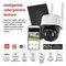 GoSmart Vonkajšia batériová kamera IP-1200 WASP s WiFi a solárnym panelom