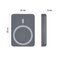 Power bank EMOS WI 522, 5 000 mAh, 20 W+Wireless, šedá
