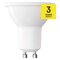 LED žiarovka Classic MR16 biela/ GU10 / 3 W (32 W) / 345 lm / Studená biela