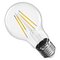 LED žiarovka Filament A60 / E27 / 3,4 W (40 W) / 470 lm / Neutrálna biela