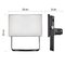 LED reflektor TAMBO, 10 W, 1000 lm, IP65, čierny