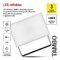 LED reflektor TAMBO, 20 W, 2000 lm, IP65, čierny