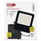 LED reflektor VISIO čierny, 50 W neutrálna biela