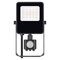 LED reflektor VISIO s pohybovým čidlom, 10W, neutrálna biela, čierný