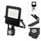 LED reflektor VISIO s pohybovým čidlom, 10W, neutrálna biela, čierný