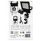 LED reflektor VISIO s pohybovým čidlom, 20 W, neutrálna biela, čierný