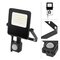 LED reflektor VISIO s pohybovým čidlom, 20 W, neutrálna biela, čierný