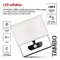 LED reflektor TAMBO so senzorom pohybu, 50 W, 5000 lm, čierny