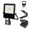 LED reflektor VISIO s pohybovým čidlom, 50 W, neutrálna biela, čierný