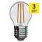 LED žiarovka Filament Mini Globe 4W E27 teplá biela