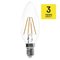 LED žiarovka Filament Candle 3,4W E14 neutrálna biela