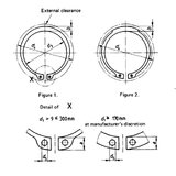 Bezpečnostní kroužek pro hřídel /segerka/ DIN 471