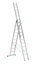 Hliníkový rebrík trojdielny univerzálny 7611* PROFI