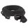 Venkovní prodlužovací kabel 10 m / 2 zásuvky / černý / pryž / 250 V / 1,5 mm2