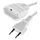 Dvoužilový plovoucí kabel 3 m / 1 zásuvka / bílá / PVC / 0,75 mm2