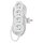 Predlžovací kábel 5 m / 4 zásuvky / biely / PVC / 1,5 mm2