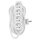 Prodlužovací kabel 10 m / 4 zásuvky / bílý / PVC / 1 mm2